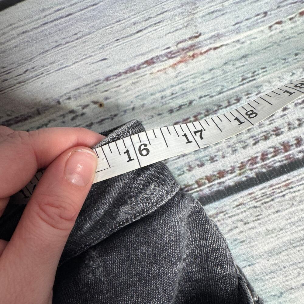 FRAME Le One Flare Jeans Gray Stretch Denim Women’s Size 2 - Picture 3 of 7